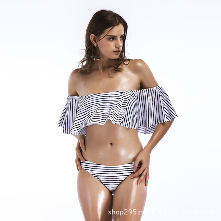 Комплект бикини с оборками F4673Ruffled